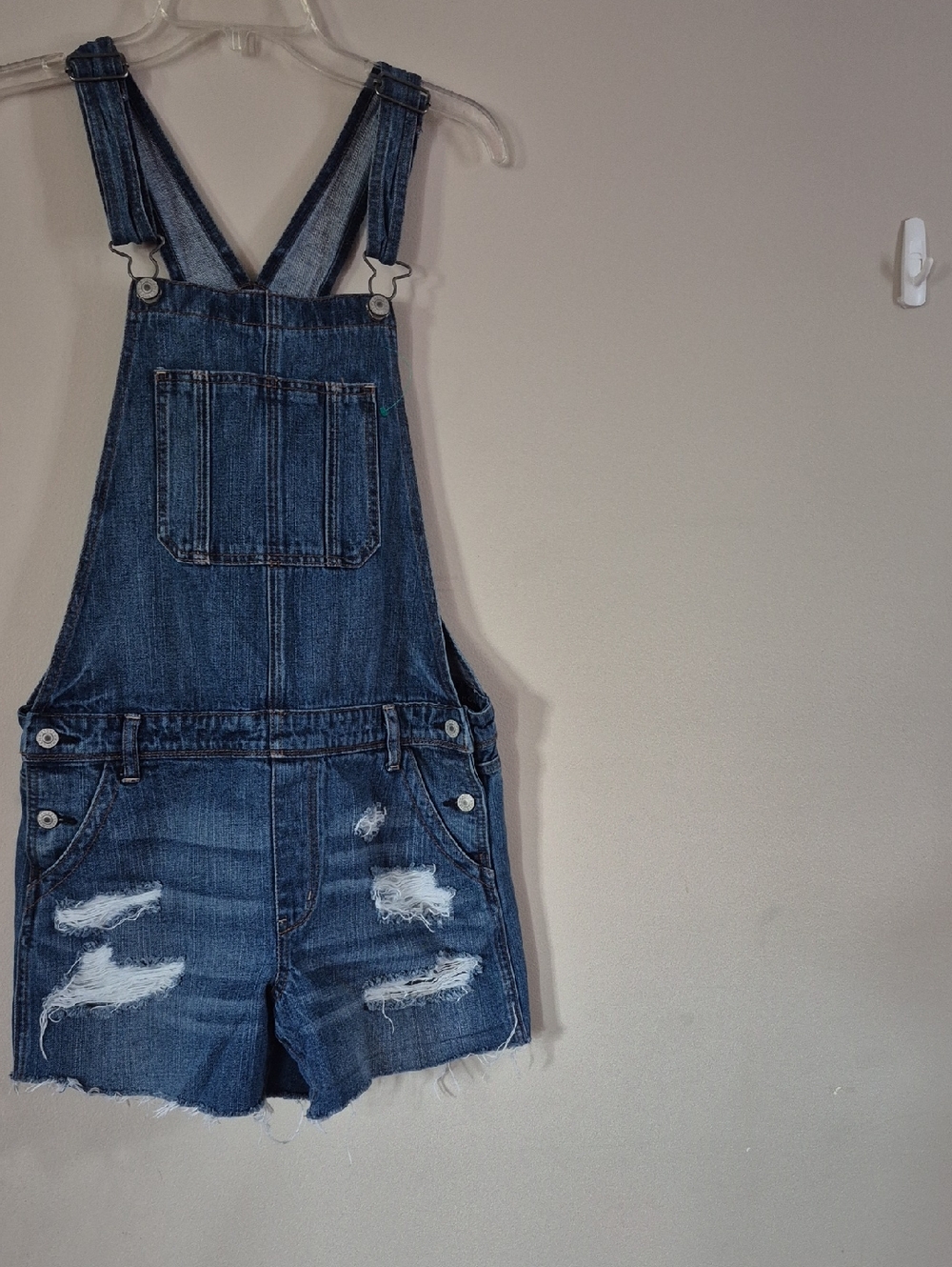 American Eagle Denim Overall Tomgirl Shortalls Size Medium